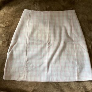Brandy Melville plaid mini skirt
